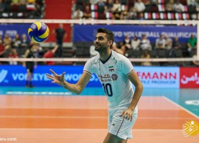 رونمایی از بازیکن نو والیبال ایران مقابل فرانسه