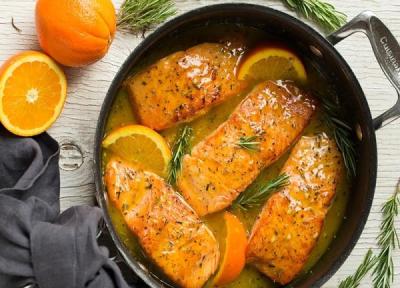 طرز تهیه ماهی با سس پرتقال رستوران های معروف